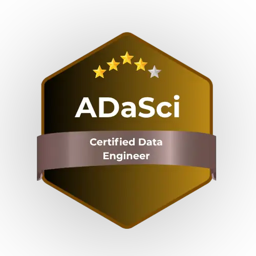ADaSci Certified Data Engineer (ACDE) credential badge